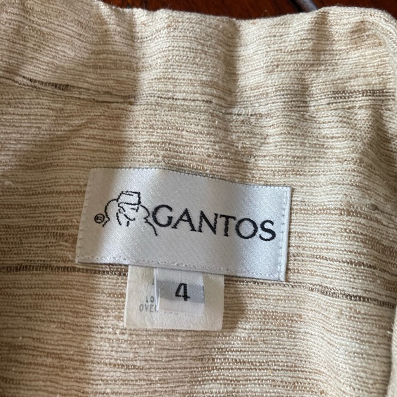 VTG GANTOS RAW SILK VEST. 4 - Picture 6 of 9